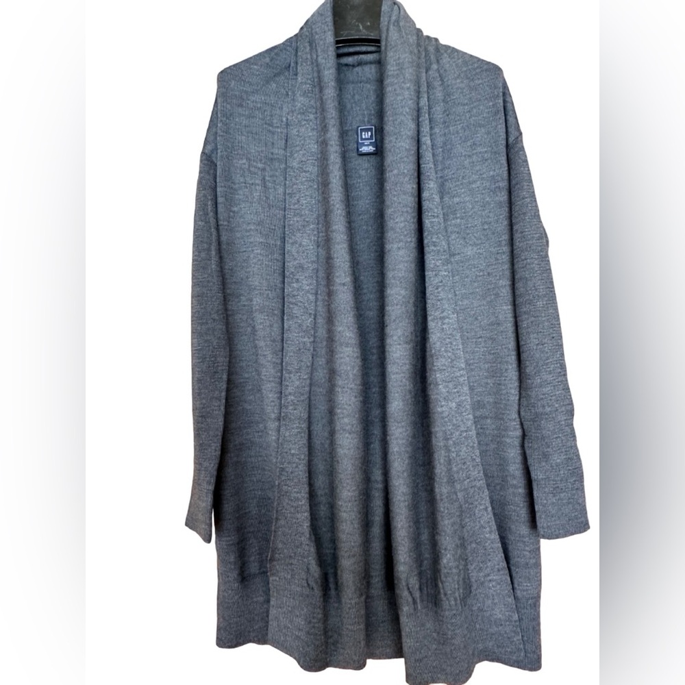 NWT - GAP  Extra Fine Merino Wool Drape Long Cardigan